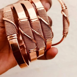 Copper Bangle Wide