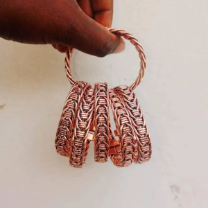 Copper Bangle Woven